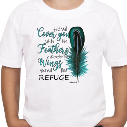 He Will Cover You With His Wings Sublimation