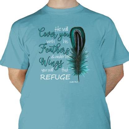 He Will Cover You With His Wings DTF