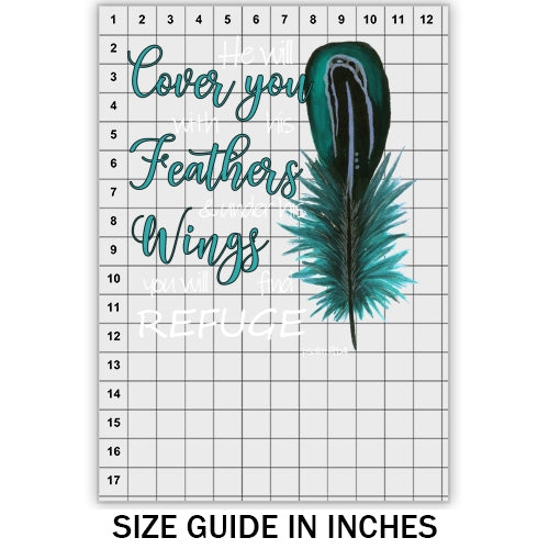 He Will Cover You With His Wings DTF