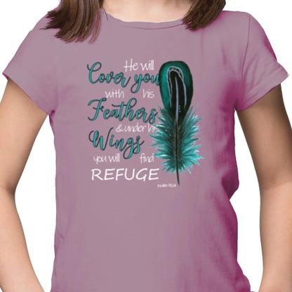 He Will Cover You With His Wings DTF