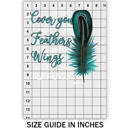 He Will Cover You With His Wings DTF