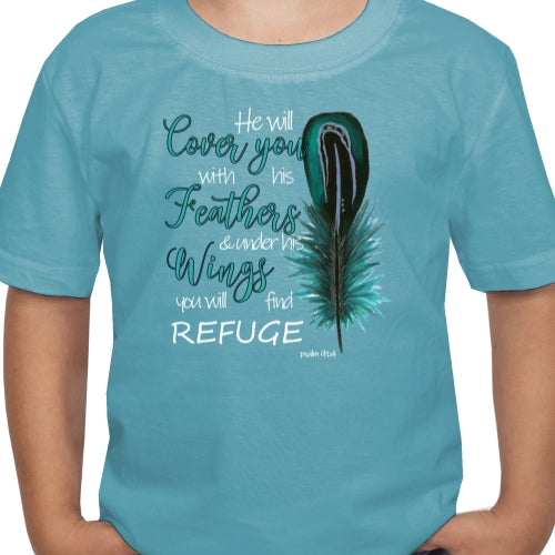 He Will Cover You With His Wings DTF