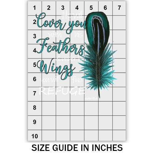 He Will Cover You With His Wings DTF