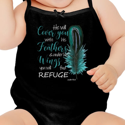 He Will Cover You With His Wings DTF