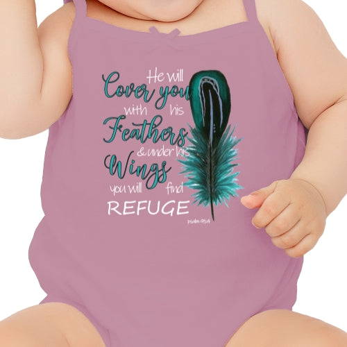 He Will Cover You With His Wings DTF