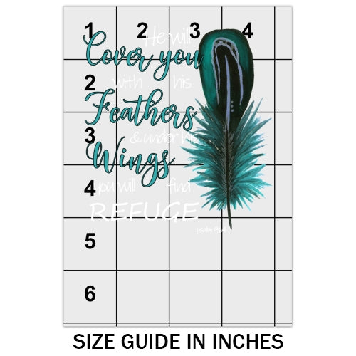 He Will Cover You With His Wings DTF