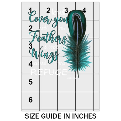 He Will Cover You With His Wings DTF