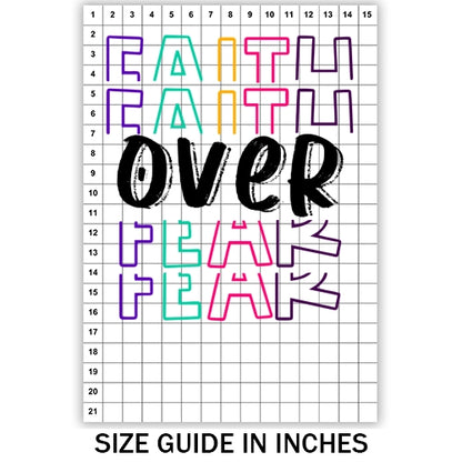 Faith Over Fear Sublimation