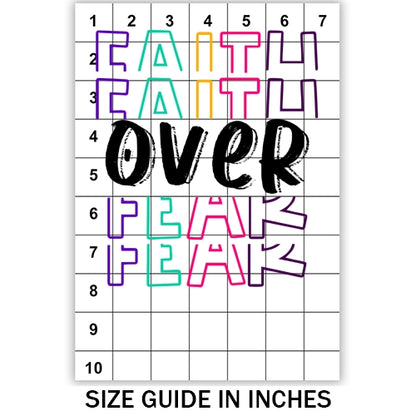 Faith Over Fear Sublimation