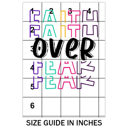 Faith Over Fear Sublimation