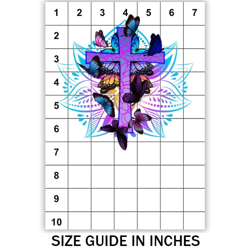 Butterfly Cross Sublimation