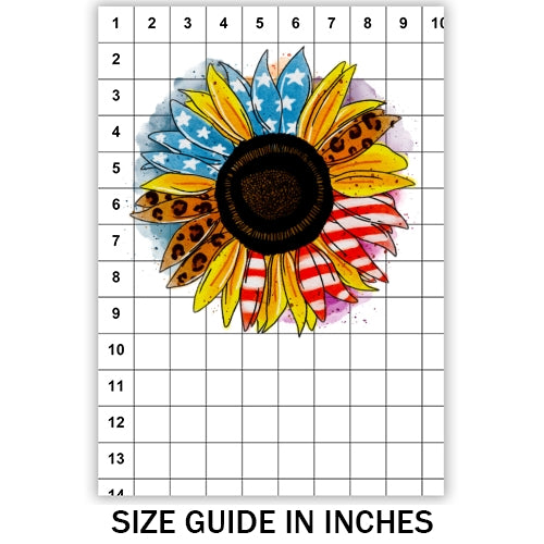 USA Sunflower 02 Sublimation