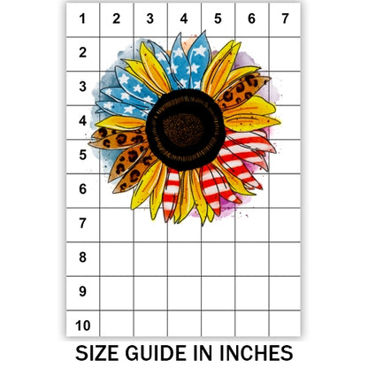 USA Sunflower 02 Sublimation