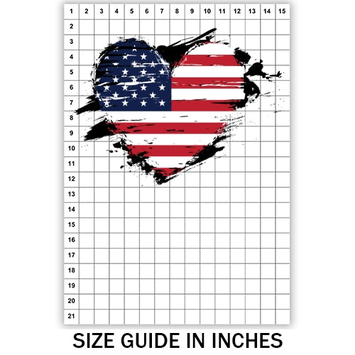 Heart USA Sublimation