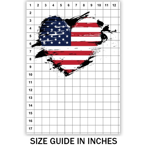 Heart USA Sublimation