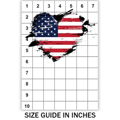 Heart USA Sublimation