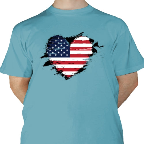 Heart USA DTF