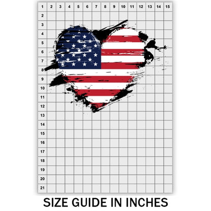 Heart USA DTF