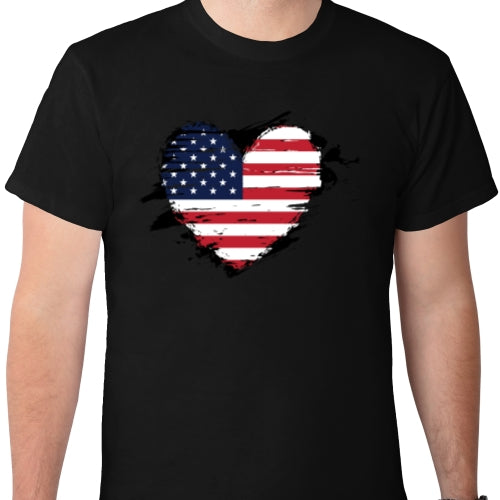 Heart USA DTF