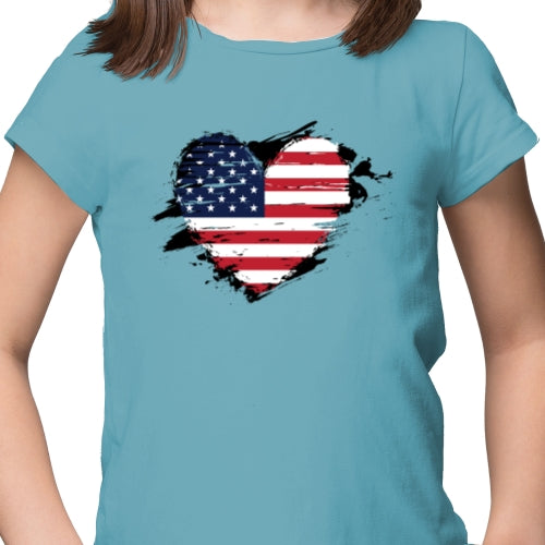 Heart USA DTF