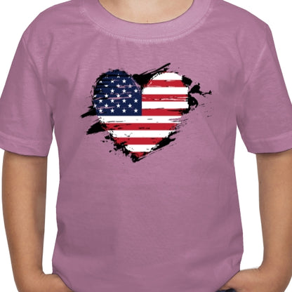 Heart USA DTF