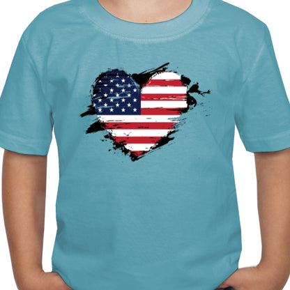 Heart USA DTF