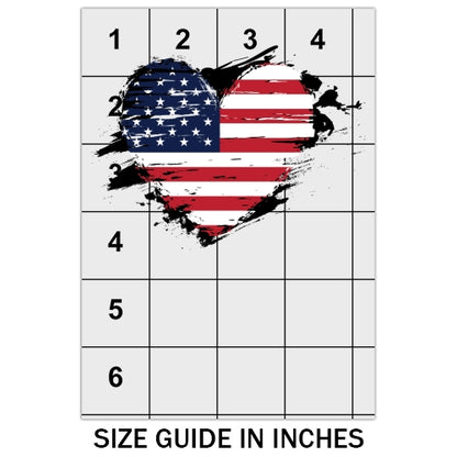 Heart USA DTF