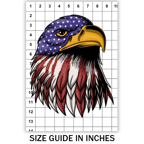 Eagle Head America Sublimation