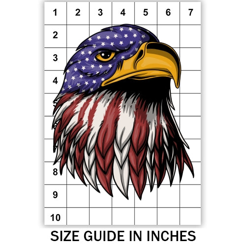 Eagle Head America Sublimation