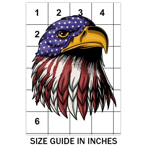 Eagle Head America Sublimation