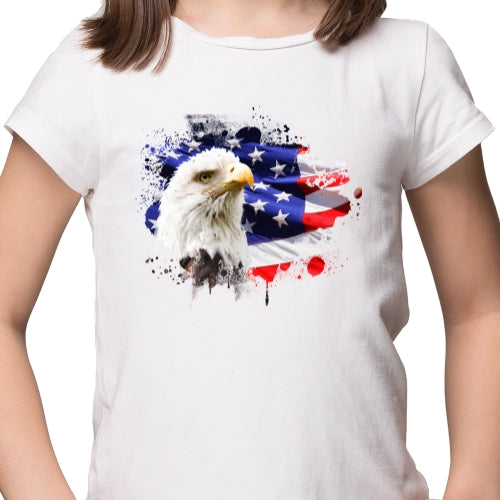 American Flag With Eagle Sublimation