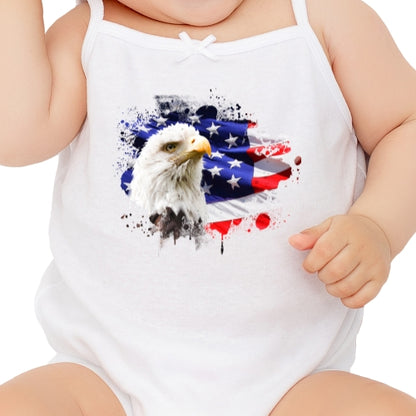 American Flag With Eagle Sublimation