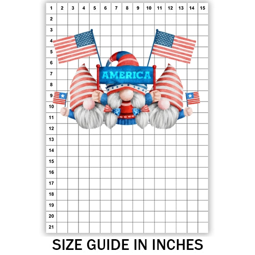 American Gnome USA Sublimation