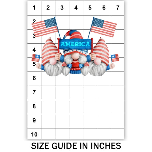 American Gnome USA Sublimation