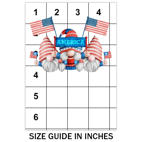 American Gnome USA Sublimation