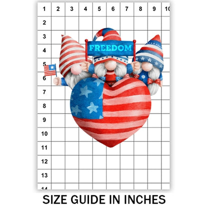 Gnome USA Freedom Sublimation