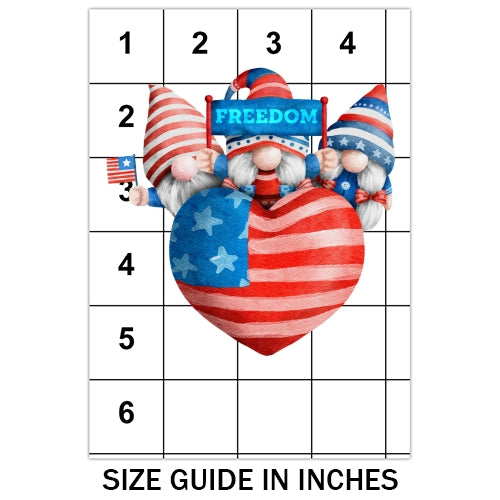 Gnome USA Freedom Sublimation