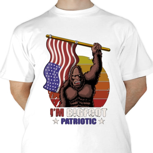 Bigfoot Patriotic Sublimation