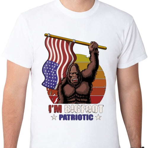 Bigfoot Patriotic Sublimation