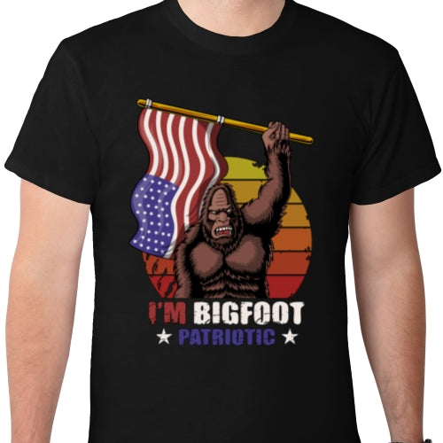 Bigfoot Patriotic DTF