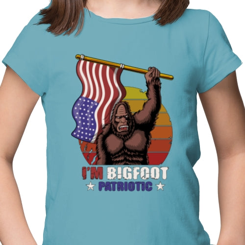 Bigfoot Patriotic DTF