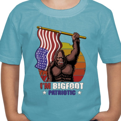 Bigfoot Patriotic DTF