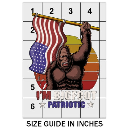 Bigfoot Patriotic DTF