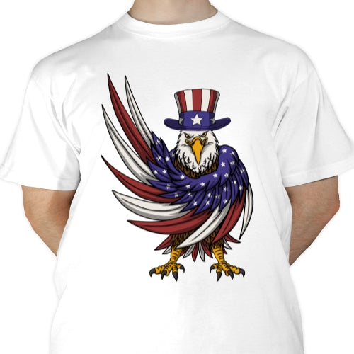 Eagle Wearing Uncle Sam Hat Sublimation