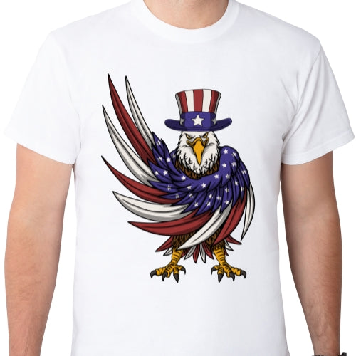 Eagle Wearing Uncle Sam Hat Sublimation