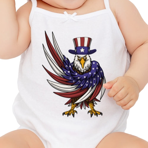 Eagle Wearing Uncle Sam Hat Sublimation