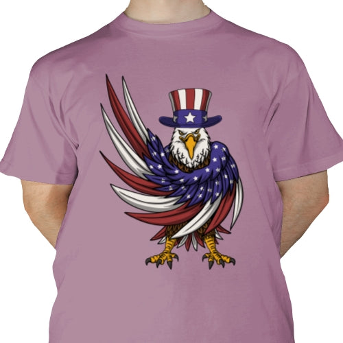 Eagle Wearing Uncle Sam Hat DTF