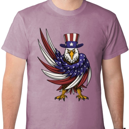 Eagle Wearing Uncle Sam Hat DTF