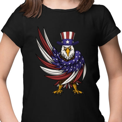 Eagle Wearing Uncle Sam Hat DTF