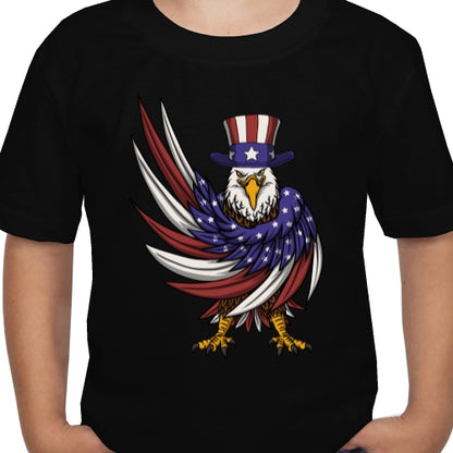 Eagle Wearing Uncle Sam Hat DTF